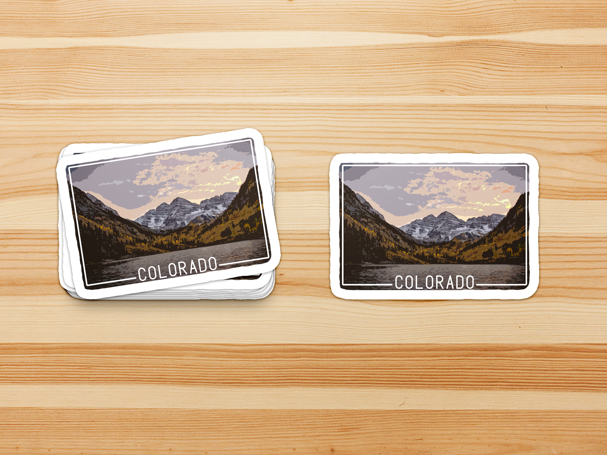 Colorado Mountains Sticker